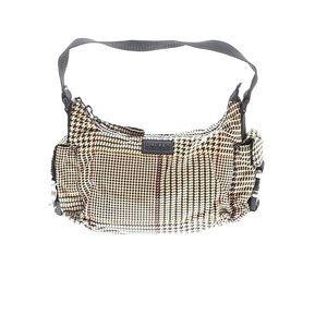 Ralph Lauren Houndstooth Shoulder Bag - Black and Tan